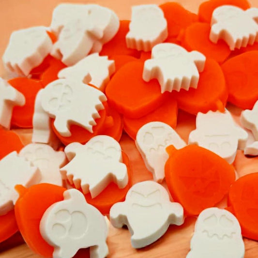 Mini Wax Melts - Halloween - Ghost Jack O'Lantern