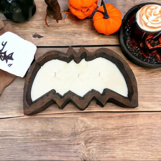 Dough Bowl Candle - Jumbo Halloween Bat