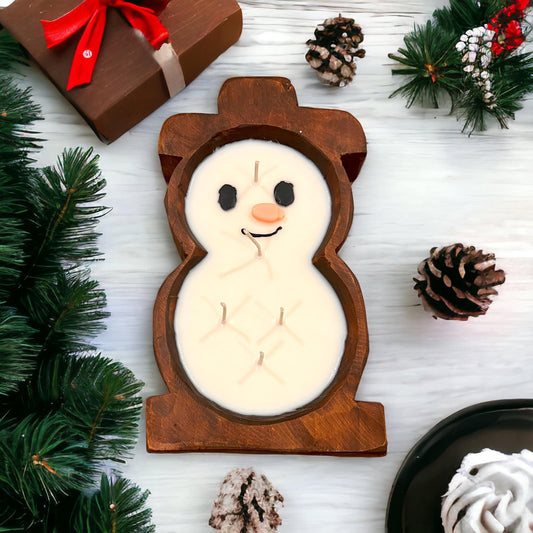 Dough Bowl Candle - Jumbo Snowman (Christmas)