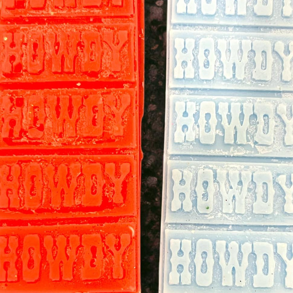 Wax Melt Snap Bars - HOWDY (Organic Soy Wax)