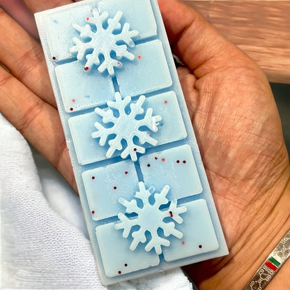 Snowflake Winter Wax Melt Snap Bar