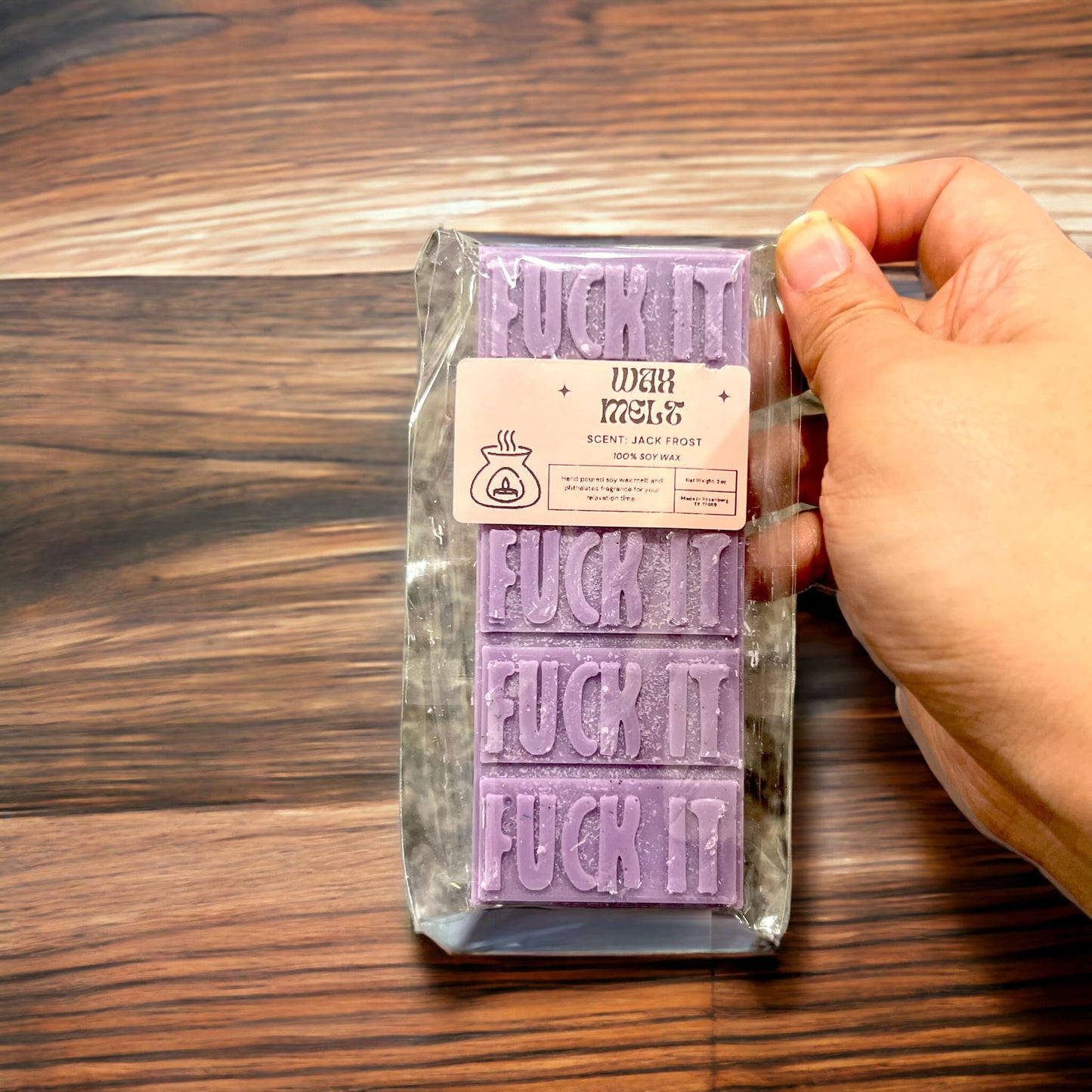 Wax Melt Snap Bars - F**It (Organic Soy Wax)