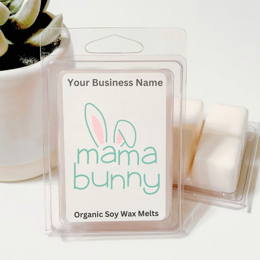 Mama Bunny - Easter Soy Wax Clamshell (Customizable)