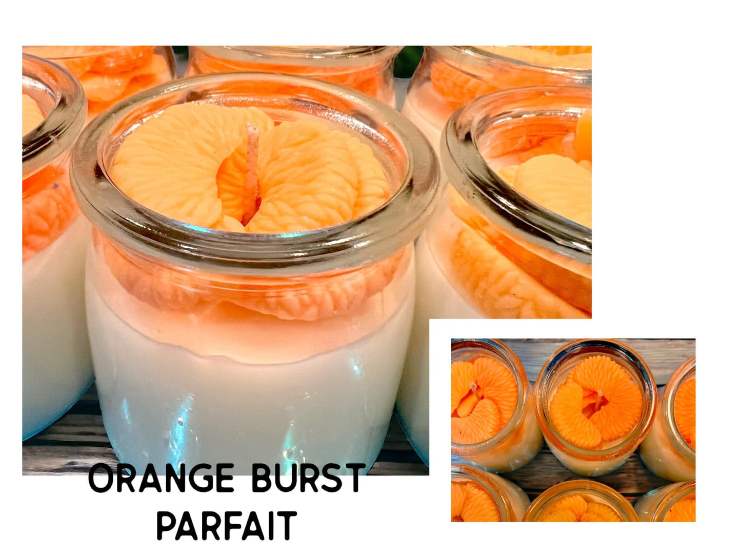 Mandarin Orange Burst - Soy Fruity Parfait Candle - 8oz