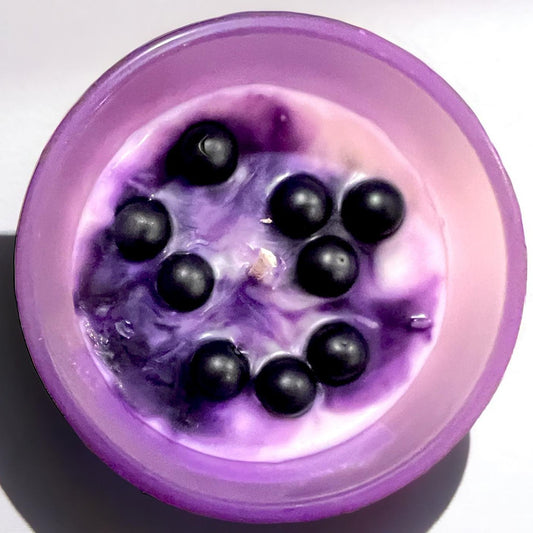 Taro Milk Tea Boba Dessert Bamboo Candle - Asian Fusion Collection