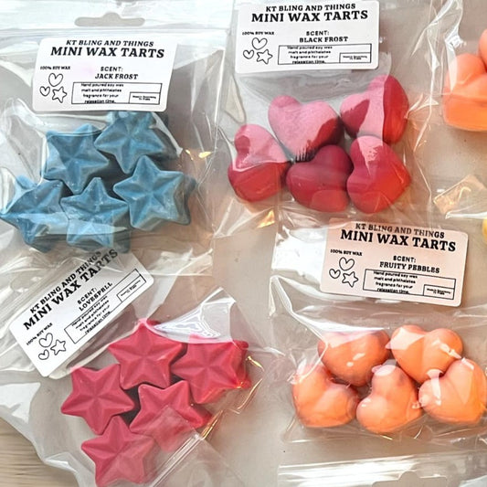 Stars, Hearts, & Flowers: Assorted Shapes Spring Mini Wax Melts