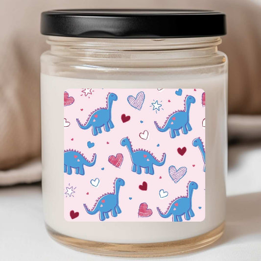 Fletcher Lane™ - Darling Dinosaur (Pink) Valentines Jar Candle