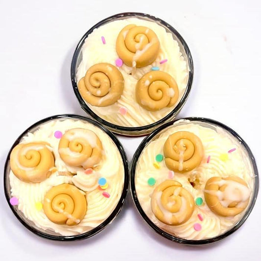 Iced Cinna-Buns - Deluxe 12oz Dessert Soy Wax Candle