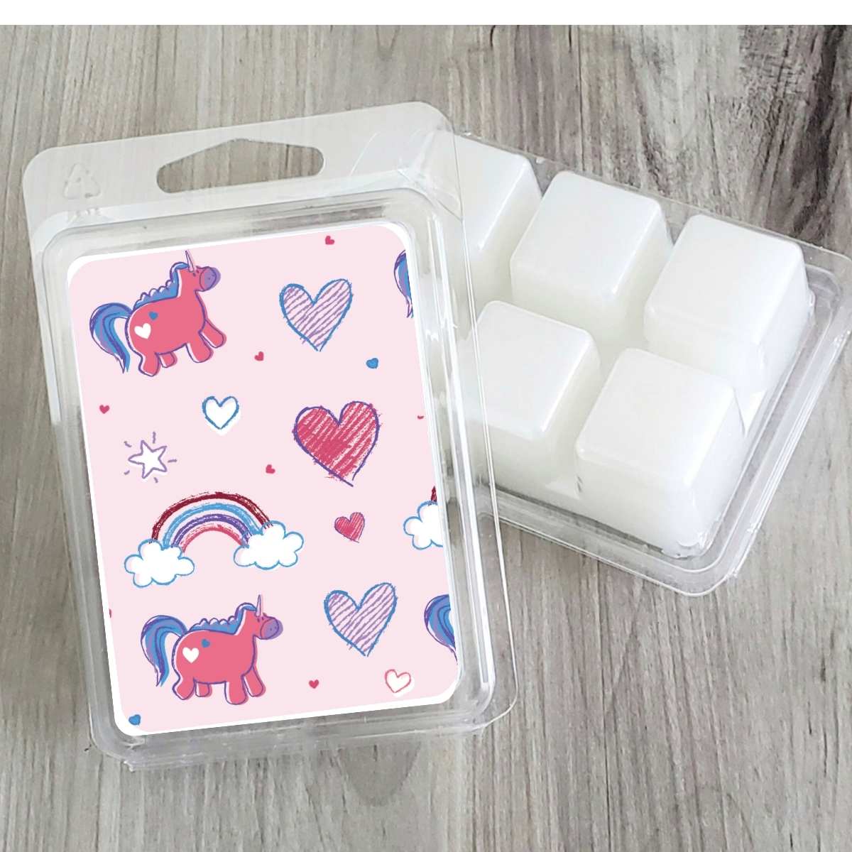 Fletcher Lane™ - Rainbows 'n Unicorns (Pink) Valentines Wax Clamshell