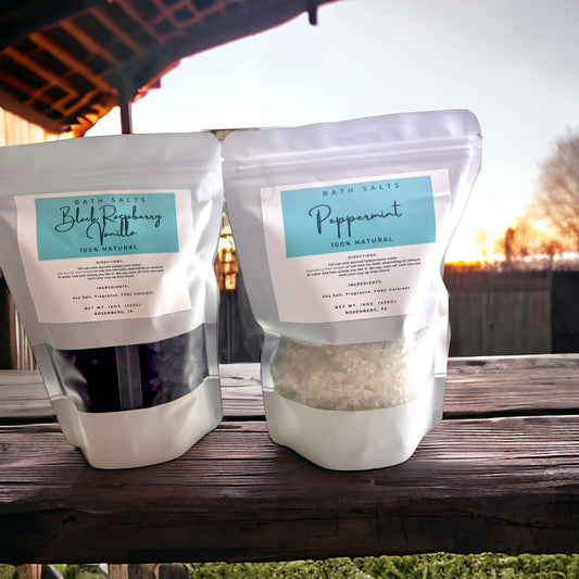 Bath Sea Salts (1 lb Bag w/Scoop)