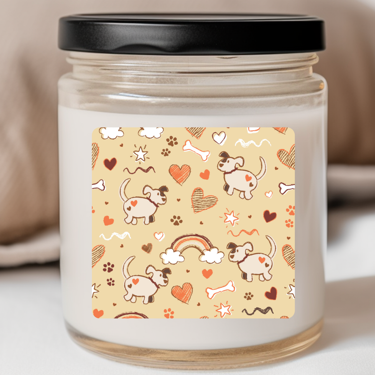 Fletcher Lane™ - Paws & Kisses (Ginger) Valentines Jar Candle