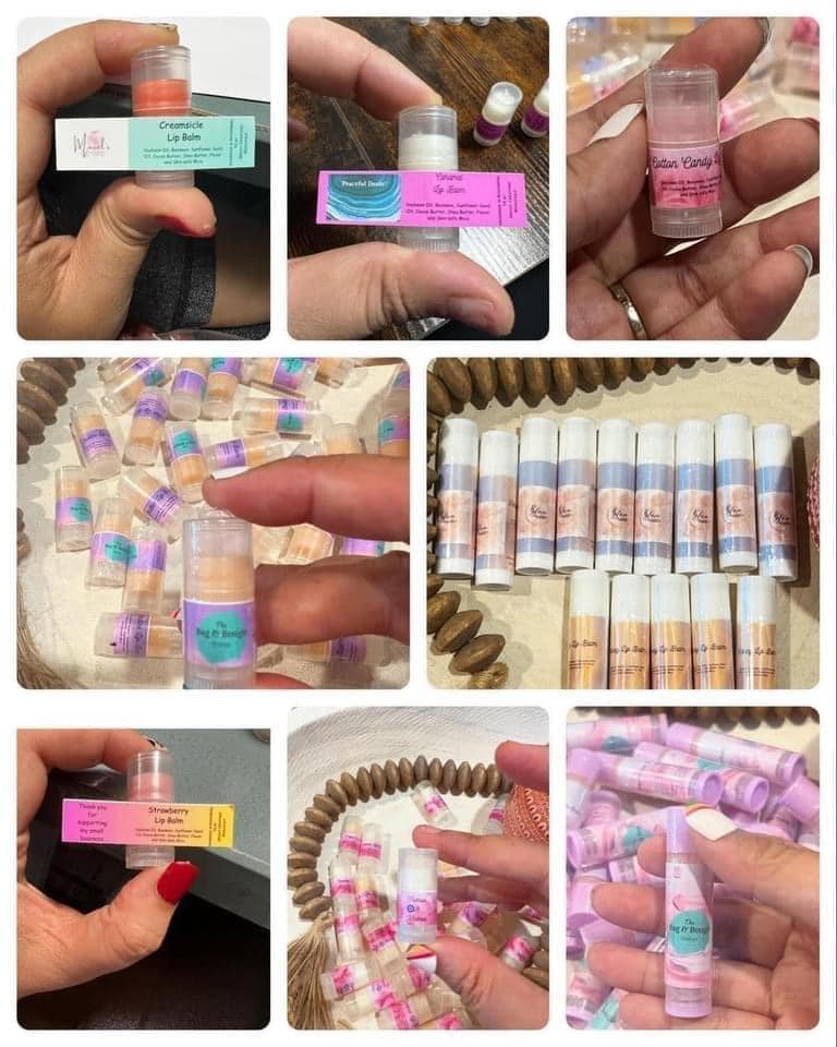 Upload Your Logo Individually Packaged Lip Balms (Full Size) Filler !MOQ 20!