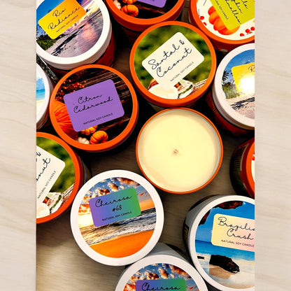 8oz Candle Tins (All Scents) !MOQ 6!