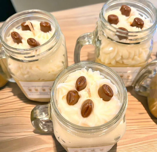 Salted Caramel Frappe - Soy Wax Coffee Candle