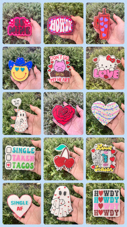 Assorted Valentines Freshies (Air Fresheners) !MOQ 6!