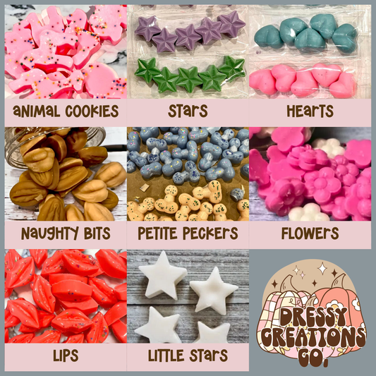 Mini Wax Melts - Everyday Shapes !MOQ 6!