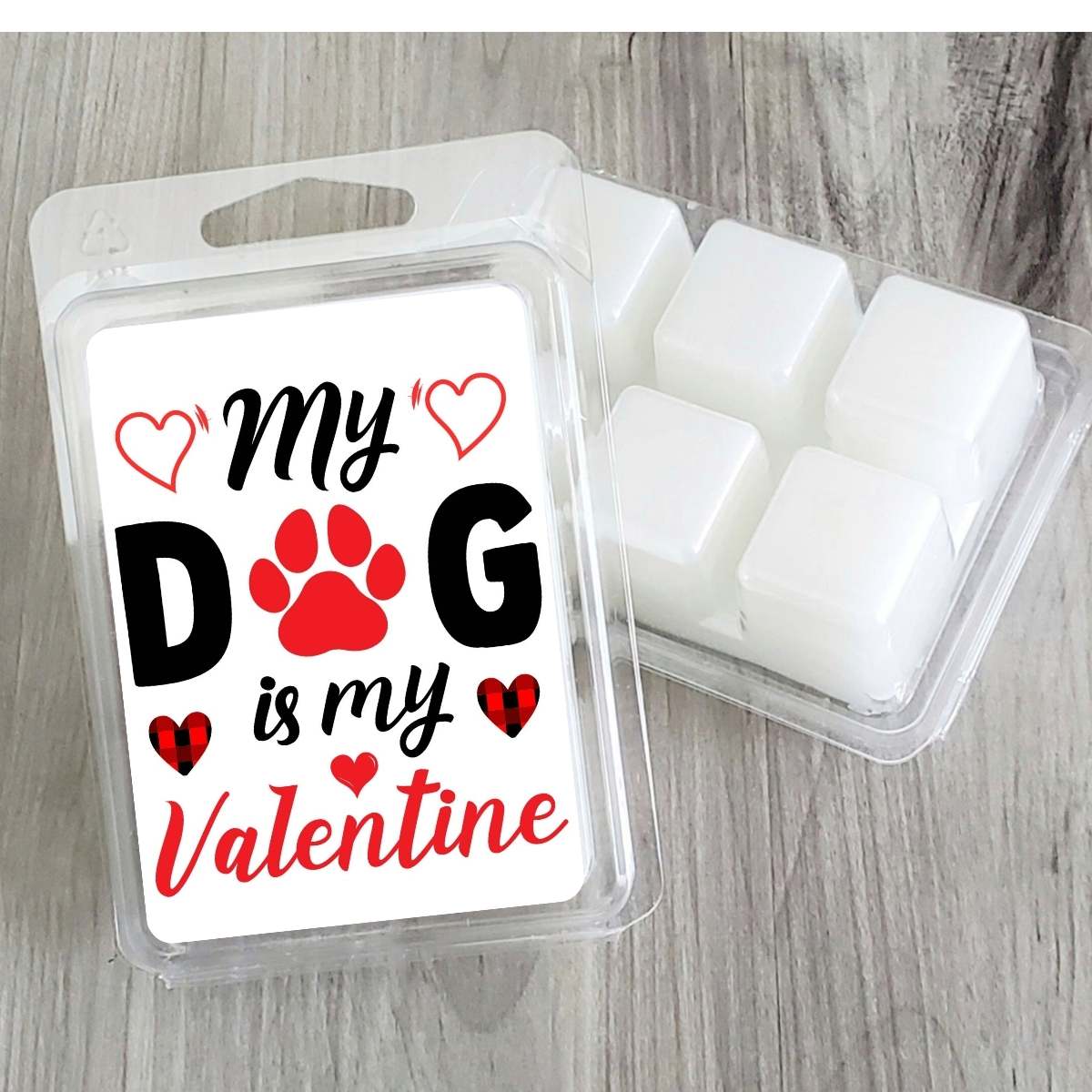 Animals - Dog Is My Valentine Valentines Wax Clamshell