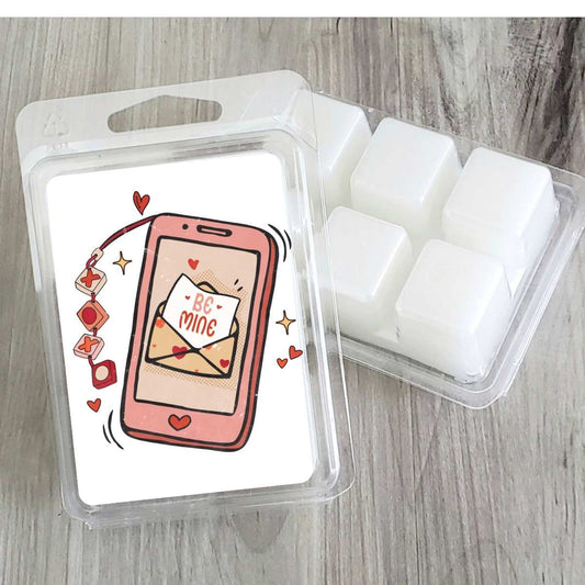 Be Mine Phone Valentines Wax Clamshell