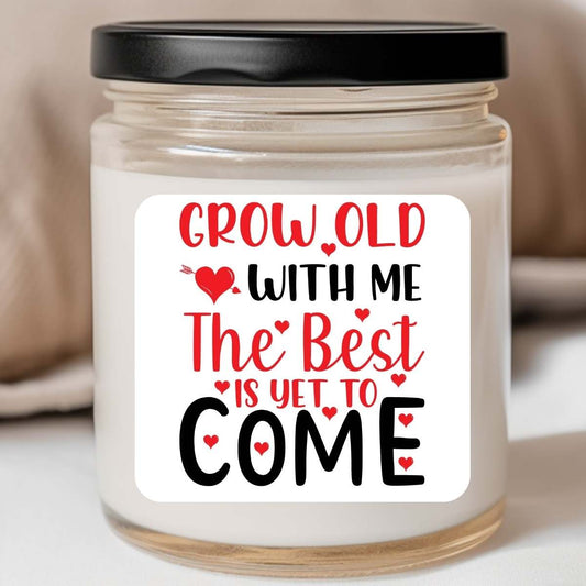 Best is Yet to Come Valentines Jar Candle