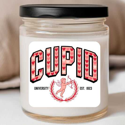 Cupid University Valentines Jar Candle