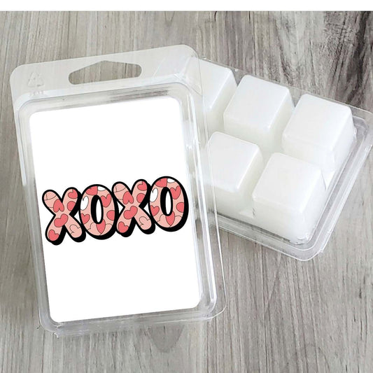 XOXO Pink Valentines Wax Clamshell