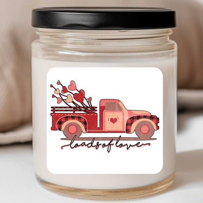 Classic Truck Loads of Love Valentines Jar Candle