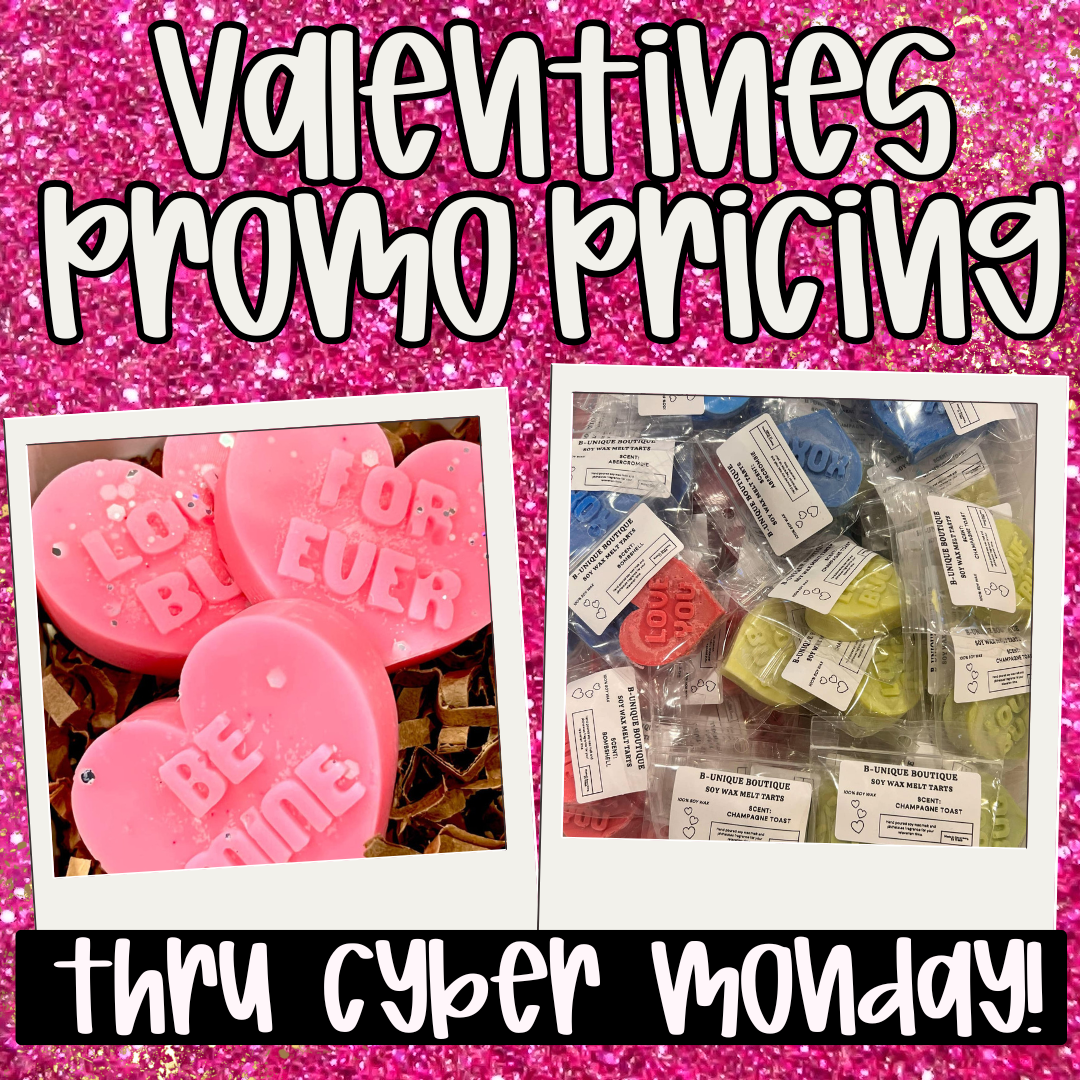 Valentine's Day Conversation Hearts - Organic Soy Wax Melts