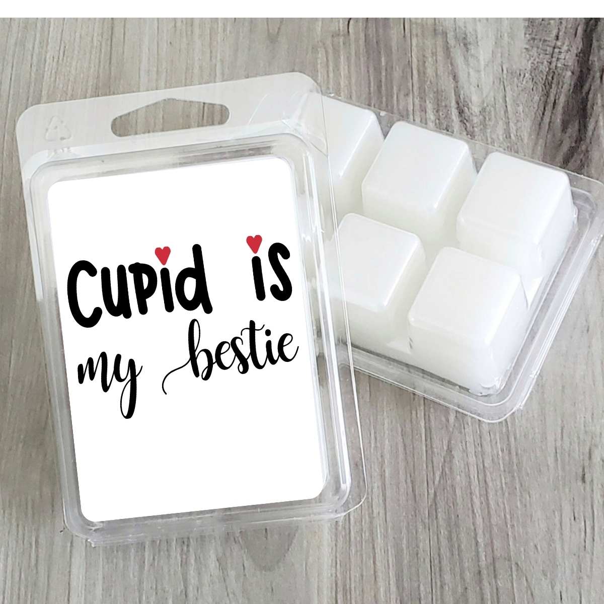 Cupid Is My Bestie Valentines Wax Clamshell