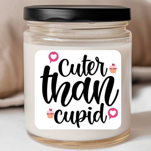 Cuter Than Cupid Valentines Jar Candle