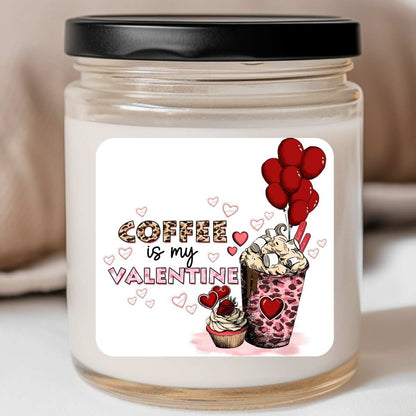 Food - Coffee Is My Valentine Valentines Jar Candle