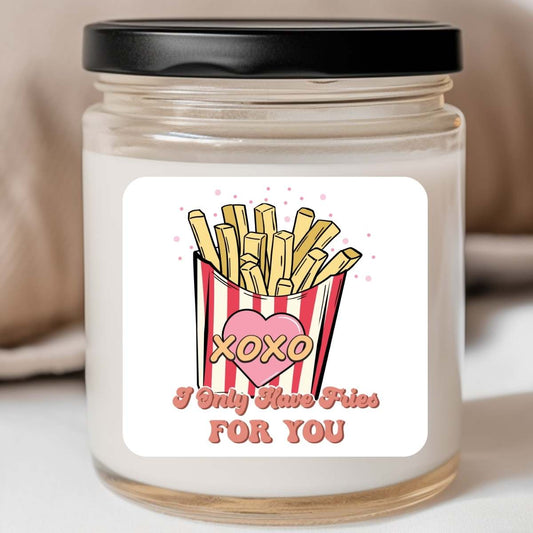 Food - XOXO Fries For You Valentines Jar Candle