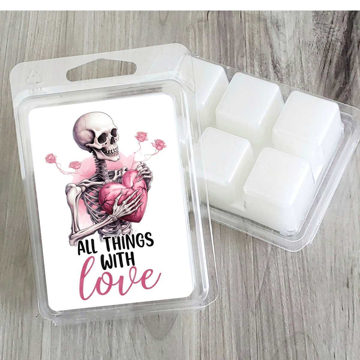 Goth - All Things With Love Valentines Wax Clamshell