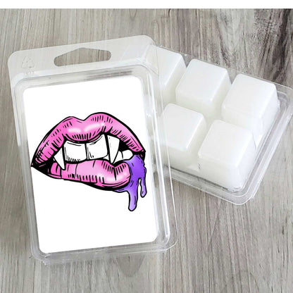 Goth - Drippy Lip Vampire Fangs Valentines Wax Clamshell