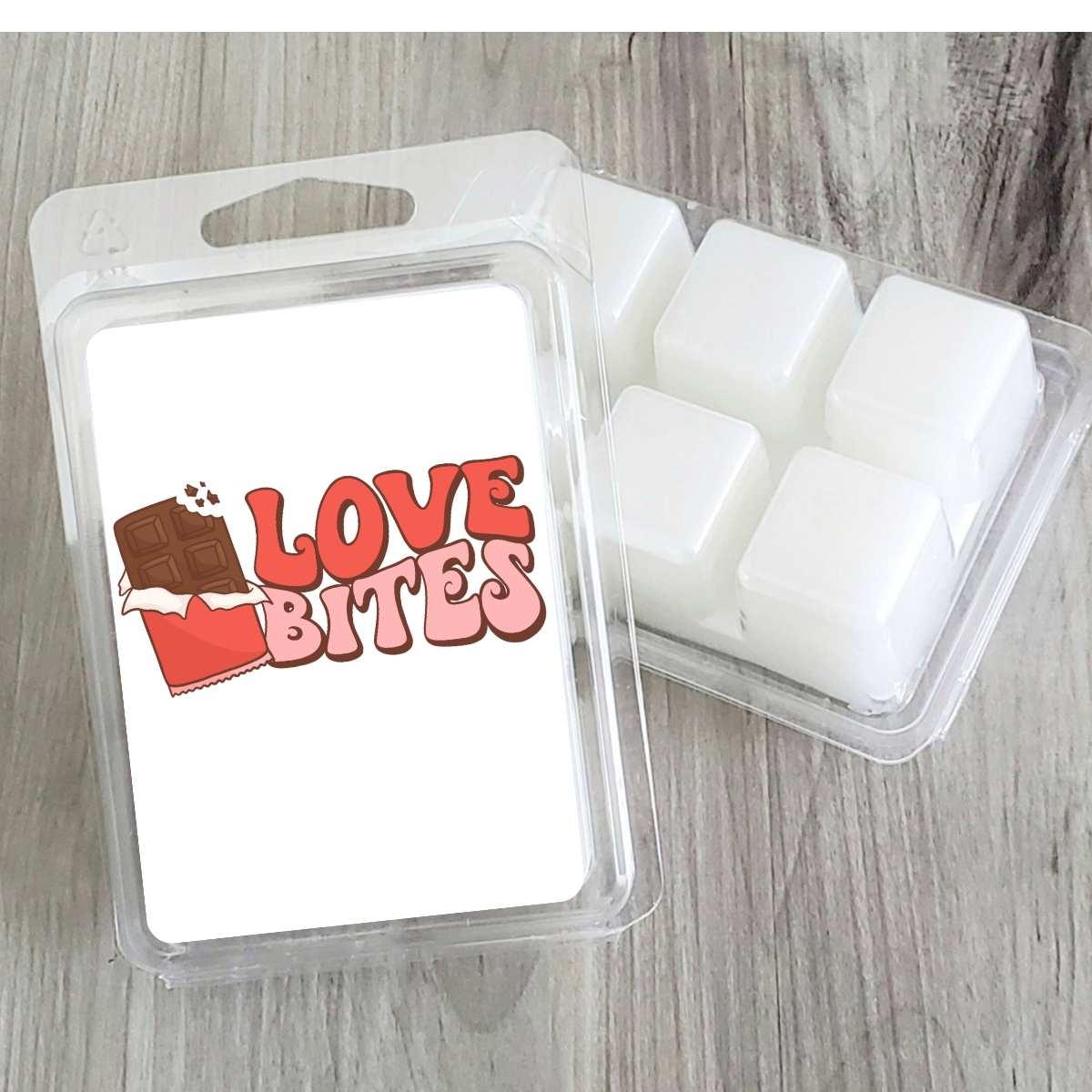 Groovy - Chocolate Love Bites Valentines Wax Clamshell