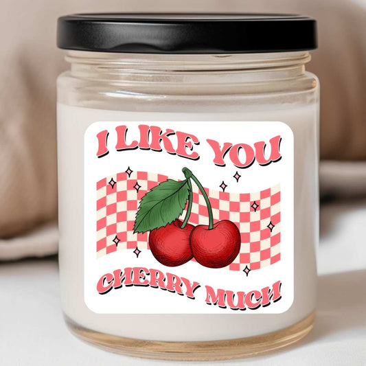 Groovy - I Love You Cherry Much Valentines Jar Candle