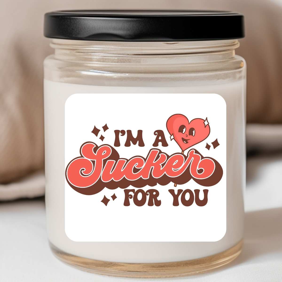 Groovy - Sucker For You Valentines Jar Candle