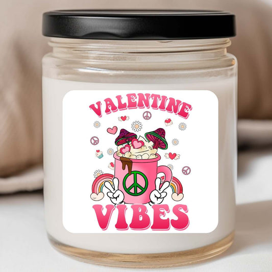 Groovy - Valentine Vibes Coffee Retro Valentines Jar Candle