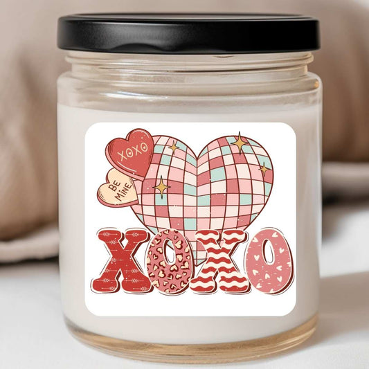 Groovy - XOXO Disco Heart Valentines Jar Candle