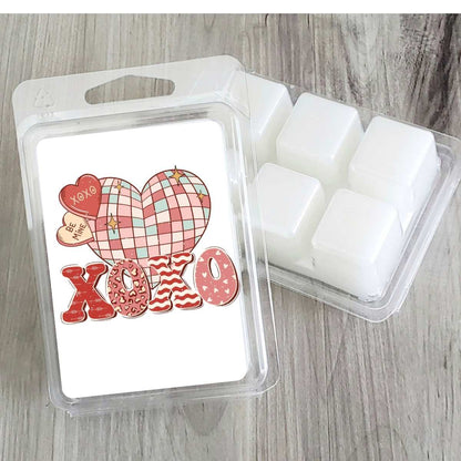 Groovy - XOXO Disco Heart Valentines Wax Clamshell