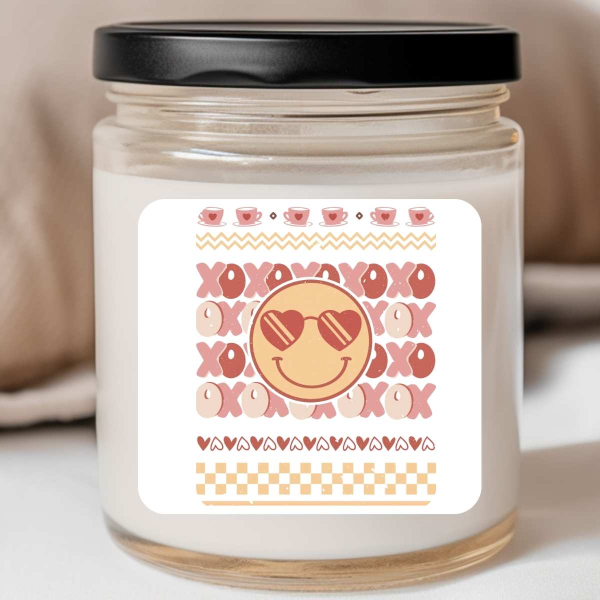 Groovy - XOXO Shades Happy Valentines Jar Candle