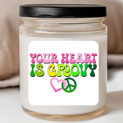 Groovy - Your Heart is Groovy Valentines Jar Candle