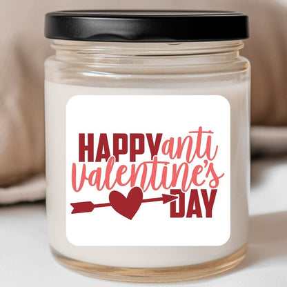 Happy Anti Valentine's Day Valentines Jar Candle