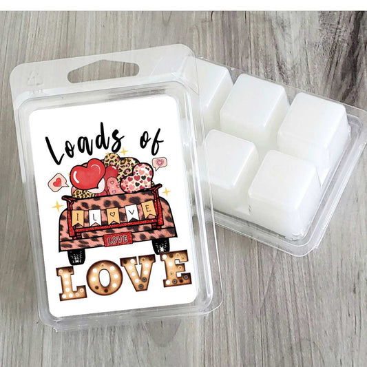 Loads of Love Western Truck Valentines Wax Clamshell