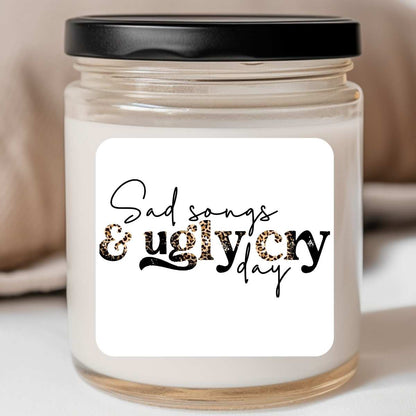 Sad Songs & Ugly Cry Day Valentines Jar Candle