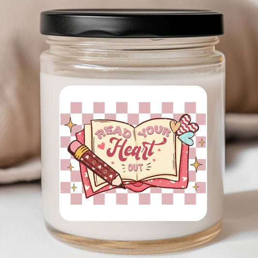 Teacher - Read Your Heart Out Valentines Jar Candle