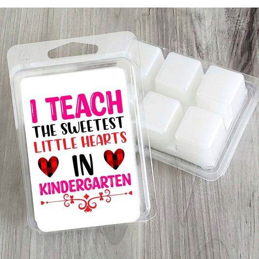 Teacher - Sweetest Hearts in Kindergarten Valentines Wax Clamshell