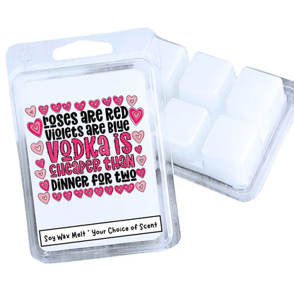 Vodka Is Cheaper Valentines Wax Clamshell