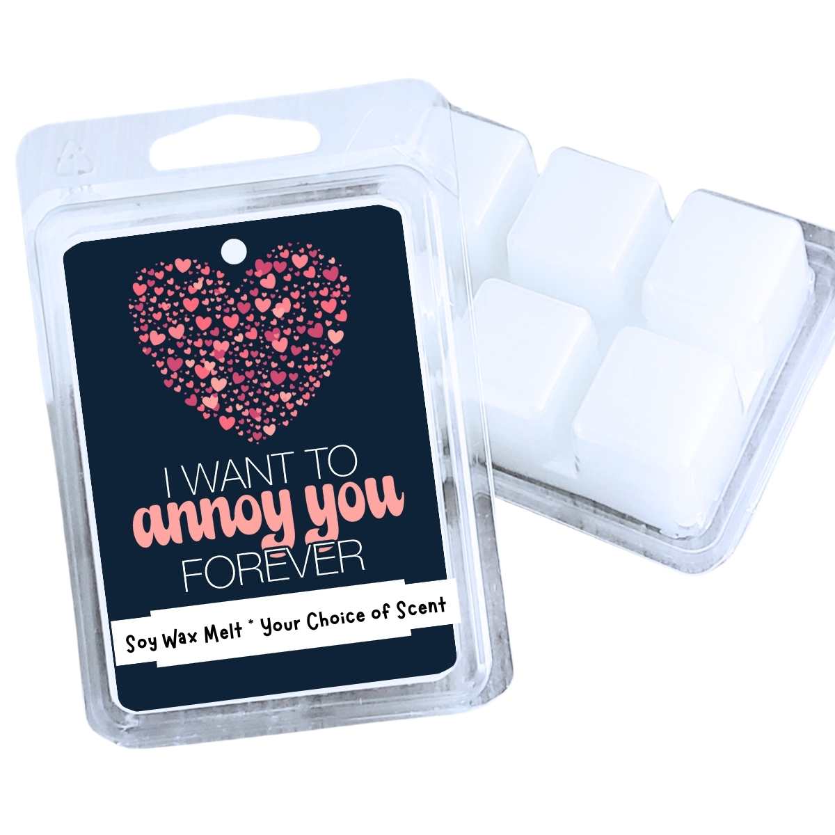 Want To Annoy You Forever Valentines Wax Clamshell