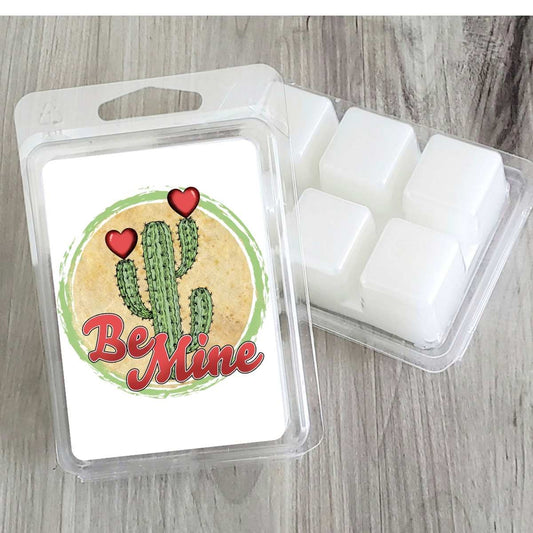 Western - Be Mine Hearts Cactus Valentines Wax Clamshell