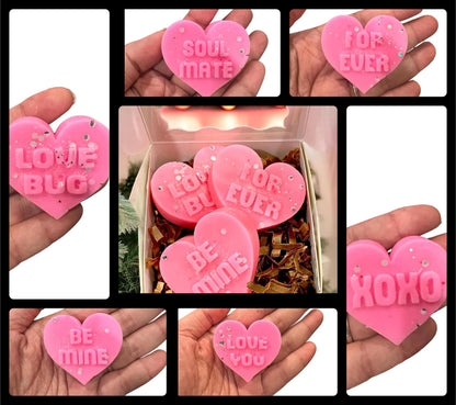 Valentine's Day Conversation Hearts - Organic Soy Wax Melts